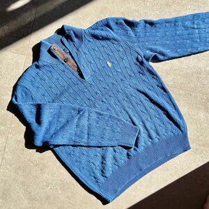 2000s quarter zip men’s Ralph Lauren sweater